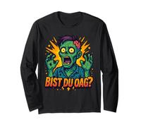 Divertente design zombie con scritta "Bist du OAG", stile fumetto Maglia a Manica