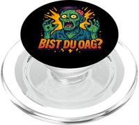 Divertente design zombie con scritta "Bist du OAG", stile fumetto PopSockets PopGrip per MagSafe