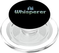 Divertente Detto AI Whisperer Machine Learning Nerd Donne Uomini PopSockets PopGrip per MagSafe