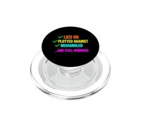 Divertente detto bugiardo tramato contro Mishandled PopSockets PopGrip per MagSafe