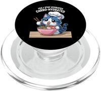 Divertente Detto Carbo Idratato Gatto Noodle Giochi di parole Scherzo Donne Uomini PopSockets PopGrip per MagSafe