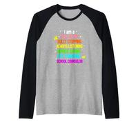 Divertente Detto Che asciuga Le Lacrime bullo Che Ferma Il Consigliere Scolastico Maglia con Maniche Raglan