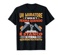 Divertente detto da muratore per artigiani e muratori Maglietta