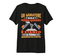 Divertente Detto da Muratore per Artigiani e muratori Maglietta Premium