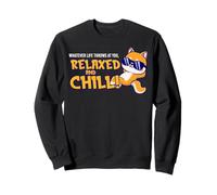 Divertente Detto di volpe carina - Relax and Chill Felpa
