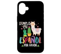 Divertente Detto Dimelo En Español Por Favor Insegnante Llama Amore Custodia per iPhone 16 Plus