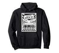 Divertente detto Entrando Area 51 Alien Suit UFO Scena Donne Uomini Felpa con Cappuccio