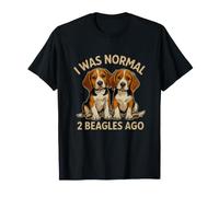 Divertente Detto Era Normale 2 Beagle Fa Sarcastico Maglietta