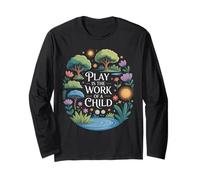 Divertente detto gioco è il lavoro di un bambino natura scena amore Maglia a Manica