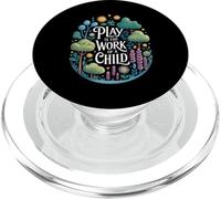 Divertente detto gioco è il lavoro di un bambino natura scena amore PopSockets PopGrip per MagSafe