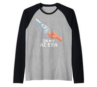 Divertente Detto Nella Mia Era AI Apprendimento Automatico Futuro Donne Uomini Maglia con Maniche Raglan