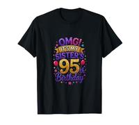 Divertente Detto OMG: 95° Compleanno di mia Sorella Maglietta