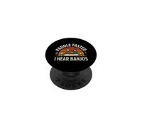 Divertente detto Paddle Più Veloce Ascolta Banjo Sarcastico PopSockets PopGrip Adesivo