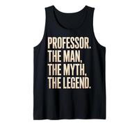 Divertente Detto Professore Uomo Mito Leggenda Insegnante Donne Uomini Canotta