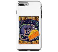 Divertente detto Rat Cheese Quest Tragedia Animal Joke Custodia per iPhone 7 Plus/8 Plus