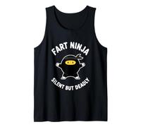 Divertente Detto scoreggia Ninja Silenzioso ma mortale Canotta