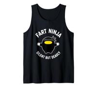Divertente Detto scoreggia Ninja Silenzioso ma mortale Canotta