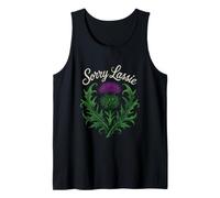 Divertente Detto Scusa Lassie Scottish Thistle Canotta