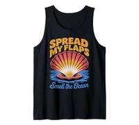 Divertente Detto Spread My Flaps Odore dell'Oceano Umorismo Donne Uomini Canotta