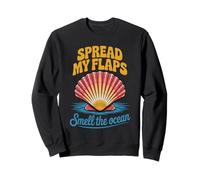 Divertente Detto Spread My Flaps Odore dell'Oceano Umorismo Donne Uomini Felpa