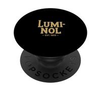 Divertente detto vintage in Luminol dal 1853 in stile retrò PopSockets PopGrip Adesivo