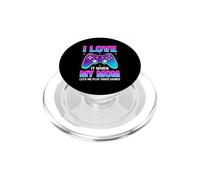 Divertente dicendo amore quando mia madre lascia giocare ai videogiochi PopSockets PopGrip per MagSafe