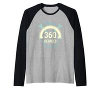 Divertente dicendo Che Ci Sono 360 Gradi perché attaccarne Uno Maglia con Maniche Raglan