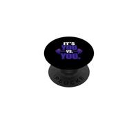Divertente dicendo che è motivazionale tu contro te PopSockets PopGrip Adesivo