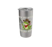 Divertente dicendo che hai appena imburrato il tuo ultimo biscotto Bicchiere termico in acciaio inox doppia parete