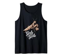 Divertente dicendo Che Le Ragazze saranno Ragazze Che pregano Mantide Humor Joke Canotta