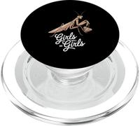 Divertente dicendo che le ragazze saranno ragazze che pregano Mantide Humor Joke PopSockets PopGrip per MagSafe