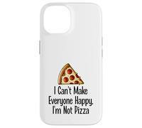 Divertente dicendo che non posso rendere tutti felici Non sono pizza Custodia per iPhone 14