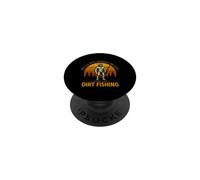 Divertente dicendo che non tutti i vagabondi sono persi per la pesca allo sporco PopSockets PopGrip Adesivo