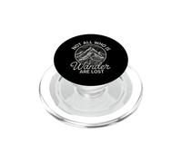 Divertente dicendo che non tutti i vagabondi sono persi sarcastici PopSockets PopGrip per MagSafe