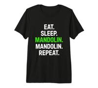 Divertente dicendo Il mandolino del Sonno ripetuto Sarcastico Maglietta Premium