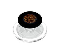 Divertente dicendo non il mio circo, non le mie scimmie PopSockets PopGrip per MagSafe