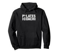 Divertente dicendo Pilates Coach con Silhouette Felpa con Cappuccio