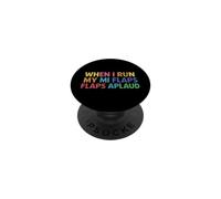 Divertente dicendo quando esegui i miei lembi applaudo sarcastico PopSockets PopGrip Adesivo