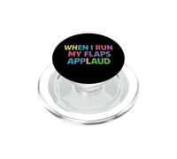 Divertente dicendo quando esegui i miei lembi applaudo sarcastico PopSockets PopGrip per MagSafe