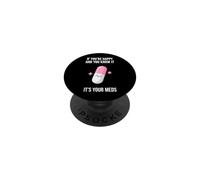 Divertente dicendo se sei felice e sai sarcastico PopSockets PopGrip Adesivo