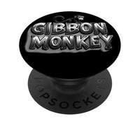 Divertente dichiarazione di scimmia Gibbon PopSockets PopGrip Adesivo