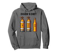 Divertente Dieta SUBACQUATORI di Birra Immersioni subacquee per subacquei Felpa con Cappuccio