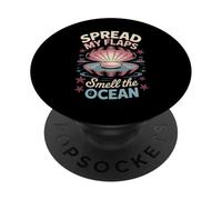 Divertente diffondere le mie alette dicendo retrò spiaggia umorismo donne uomini PopSockets PopGrip Adesivo