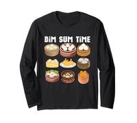 Divertente Dim Sum Art per uomini, donne, bambini, amanti del cibo cinese Maglia a Manica