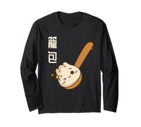 Divertente Dim Sum Art per uomini, donne, bambini, amanti del cibo cinese Maglia a Manica