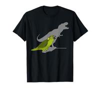 Divertente dinosauro Birb, T-rex giallo Naped Amazon pappagallo Maglietta