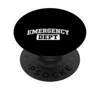 Divertente dipartimento di emergenza dicendo Varsity Athletic PopSockets PopGrip Adesivo
