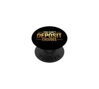 Divertente dire che depositi scuse sarcastiche PopSockets PopGrip Adesivo