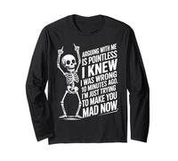 Divertente Dire Che litigare è Inutile, Ti STO Solo Facendo arrabbiare Maglia a Manica