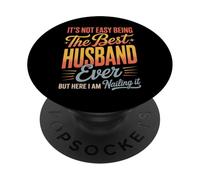 Divertente dire che non è facile essere il miglior marito mai scherzato PopSockets PopGrip Adesivo